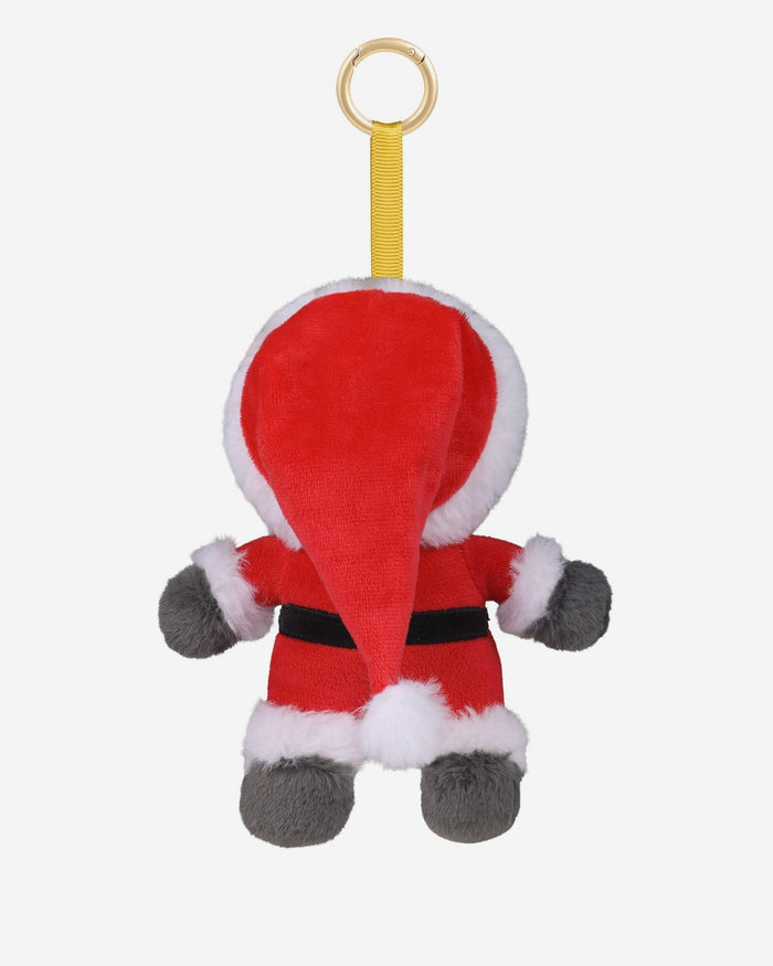Kansas City Chiefs Plush Mascot Santa Bag Charm Keychain FOCO - FOCO.com