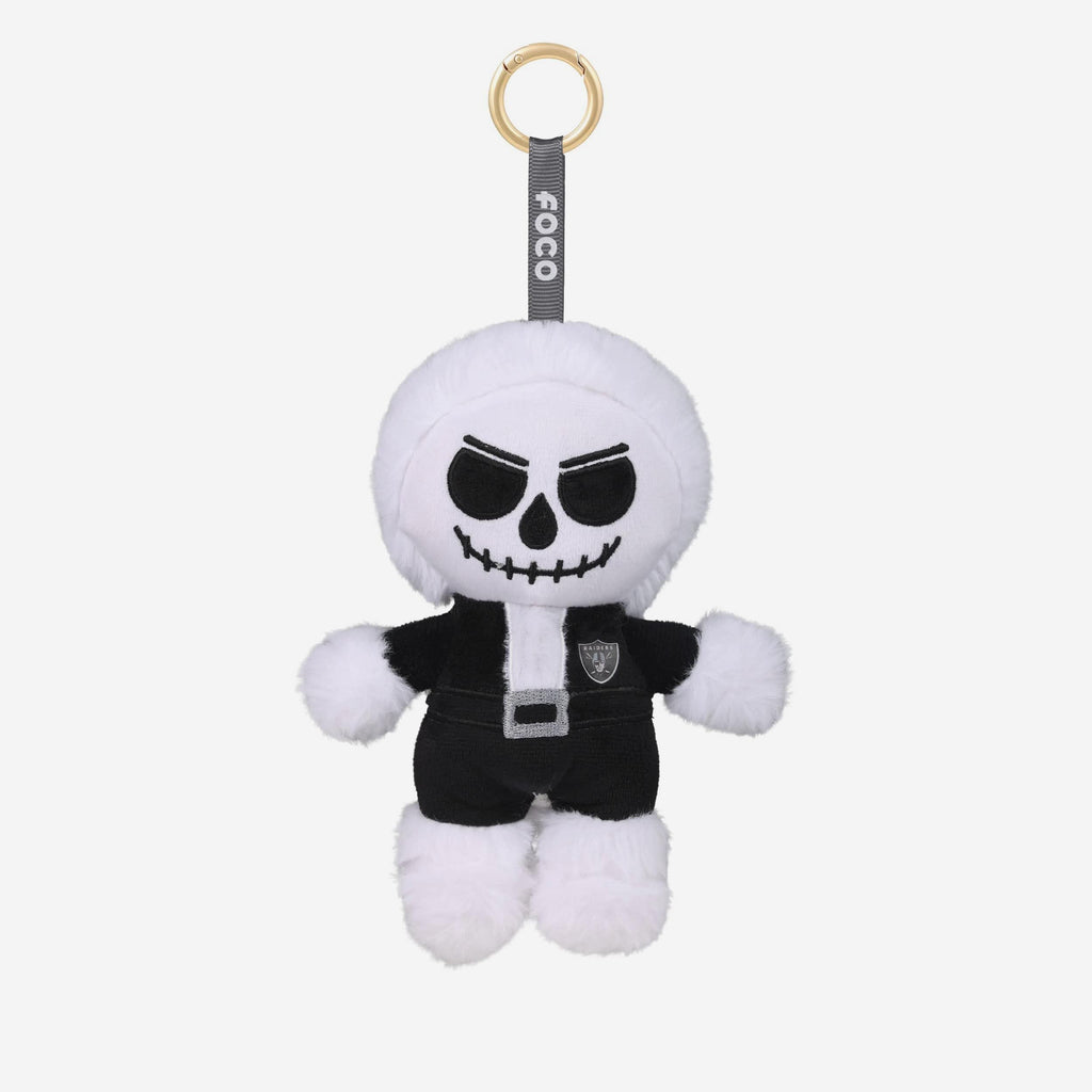 Las Vegas Raiders Plush Mascot Santa Bag Charm Keychain FOCO - FOCO.com