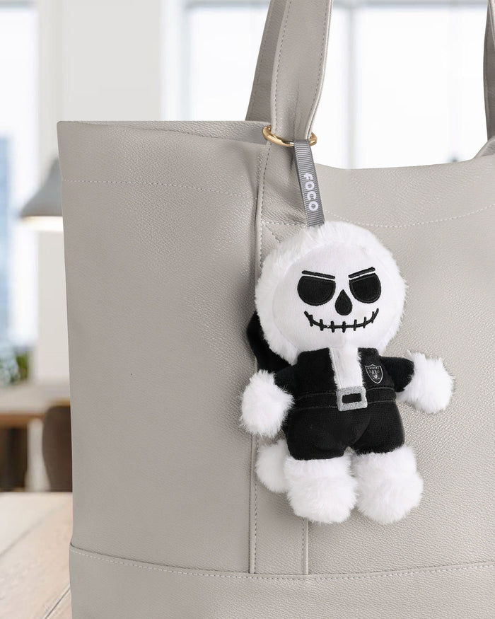 Las Vegas Raiders Plush Mascot Santa Bag Charm Keychain FOCO - FOCO.com