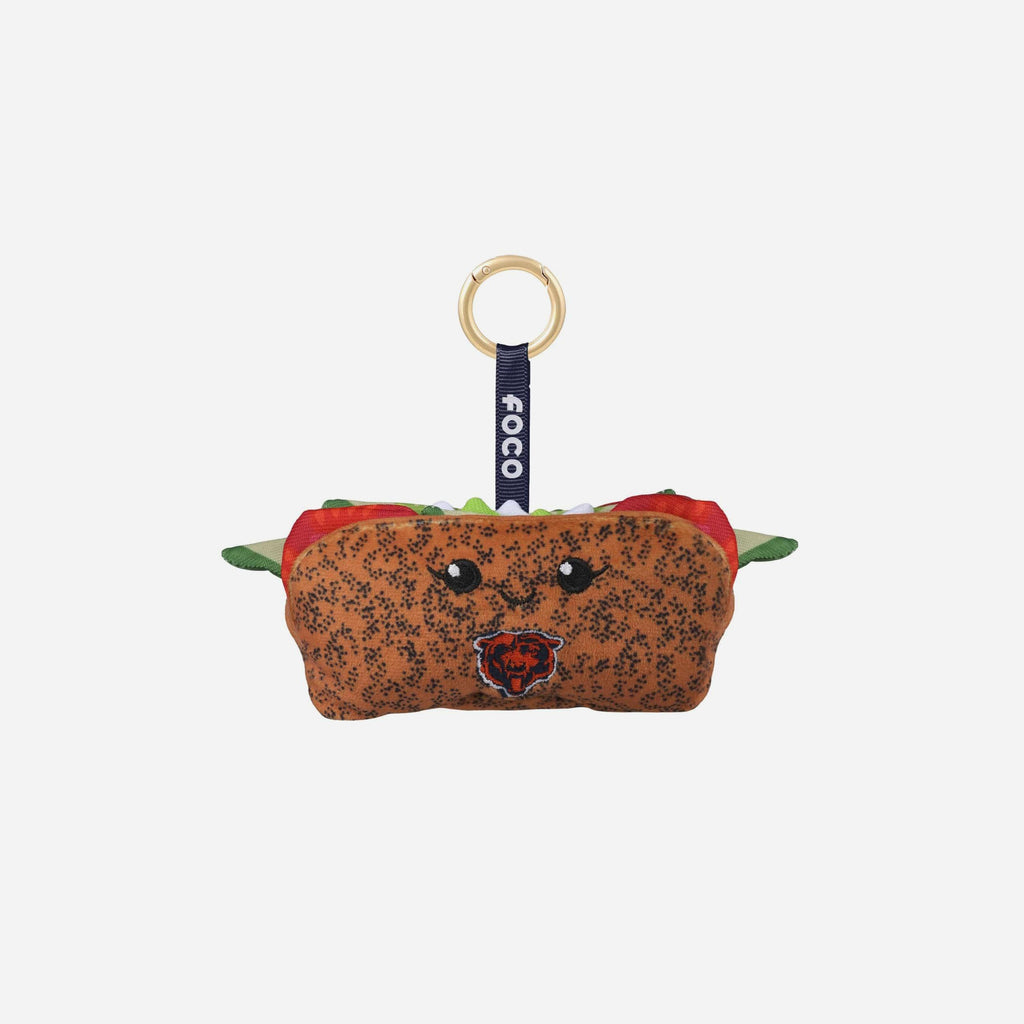 Chicago Bears Plush Food Bag Charm Keychain FOCO - FOCO.com