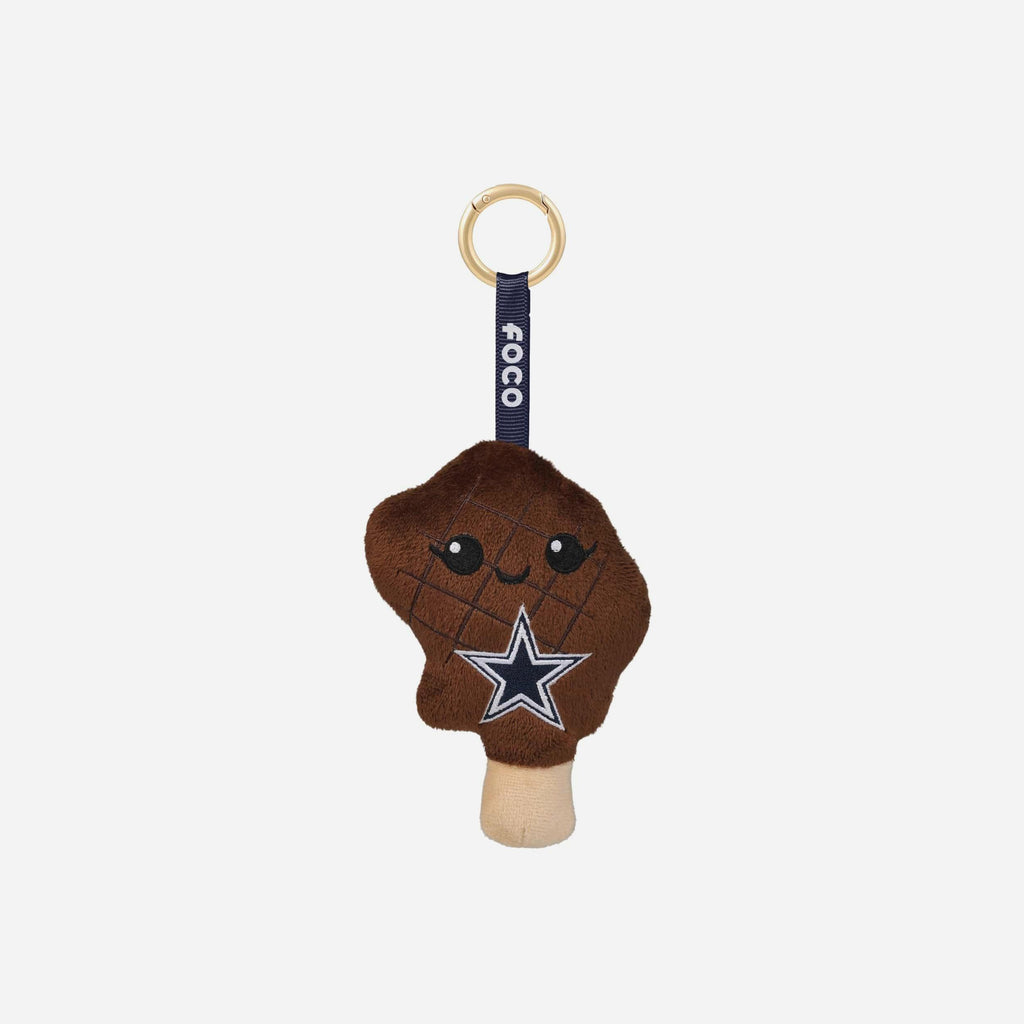 Dallas Cowboys Plush Food Bag Charm Keychain FOCO - FOCO.com