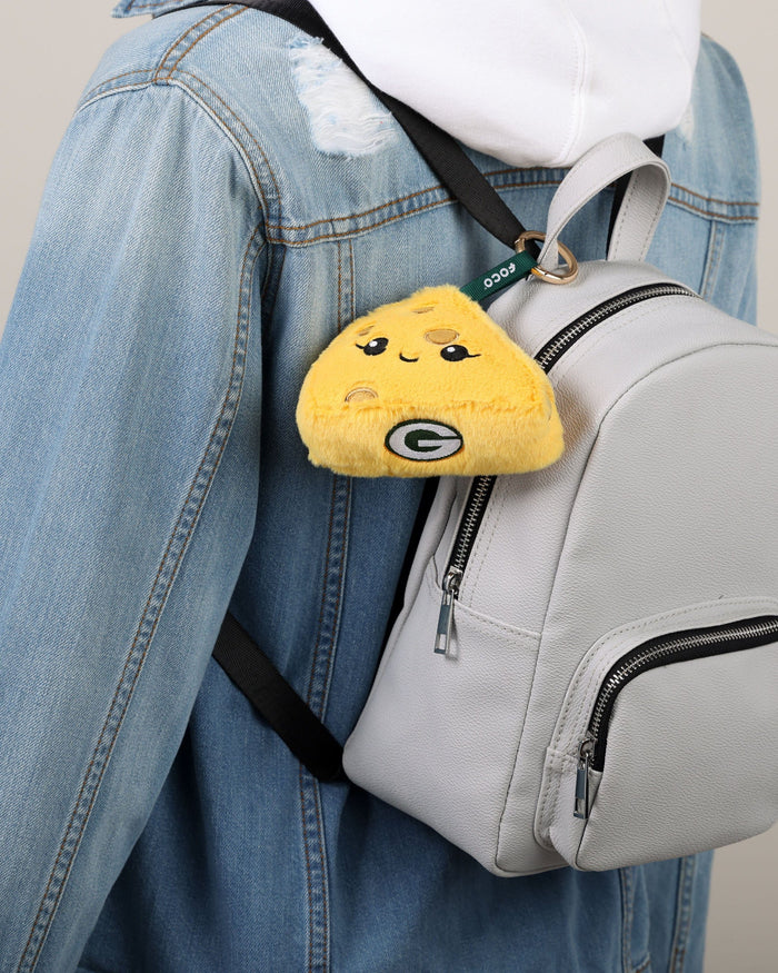 Green Bay Packers Plush Food Bag Charm Keychain FOCO - FOCO.com