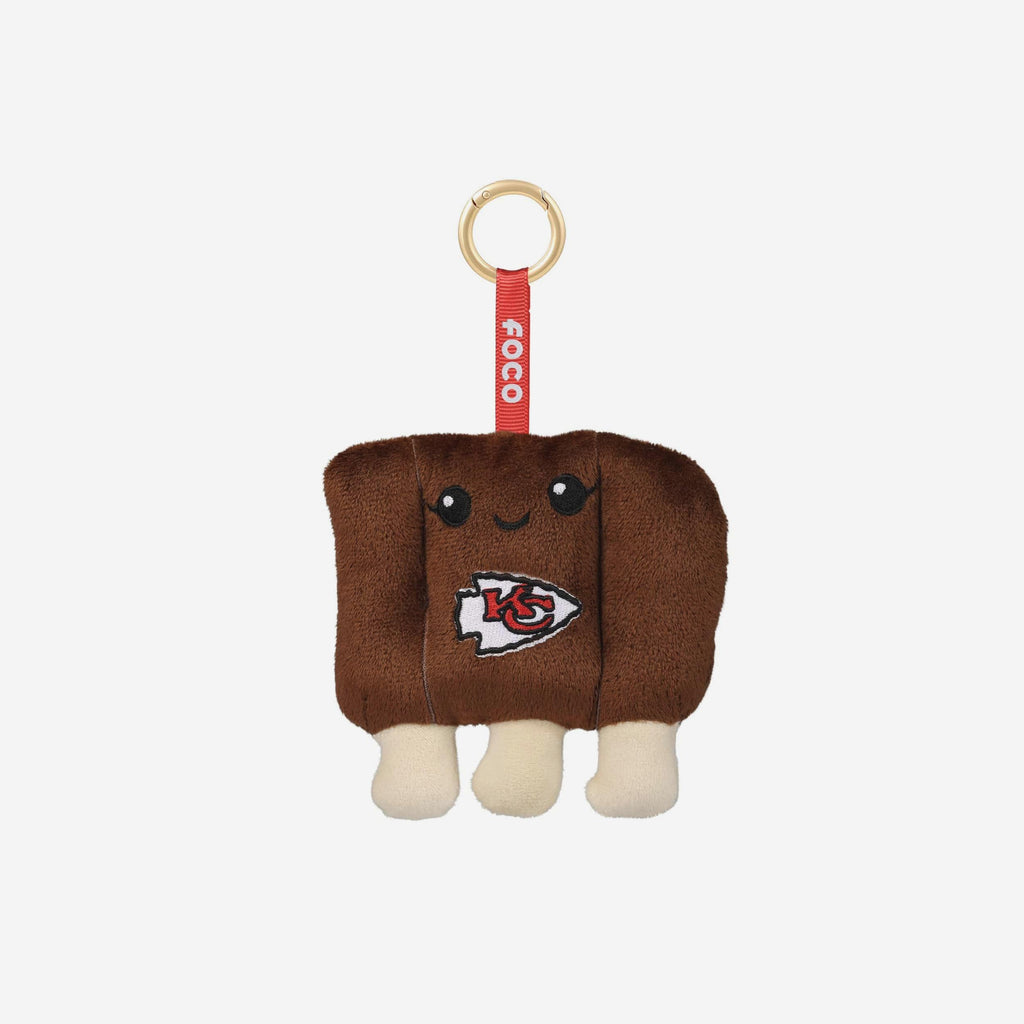 Kansas City Chiefs Plush Food Bag Charm Keychain FOCO - FOCO.com