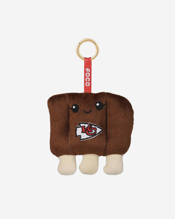 Kansas City Chiefs Plush Food Bag Charm Keychain FOCO - FOCO.com