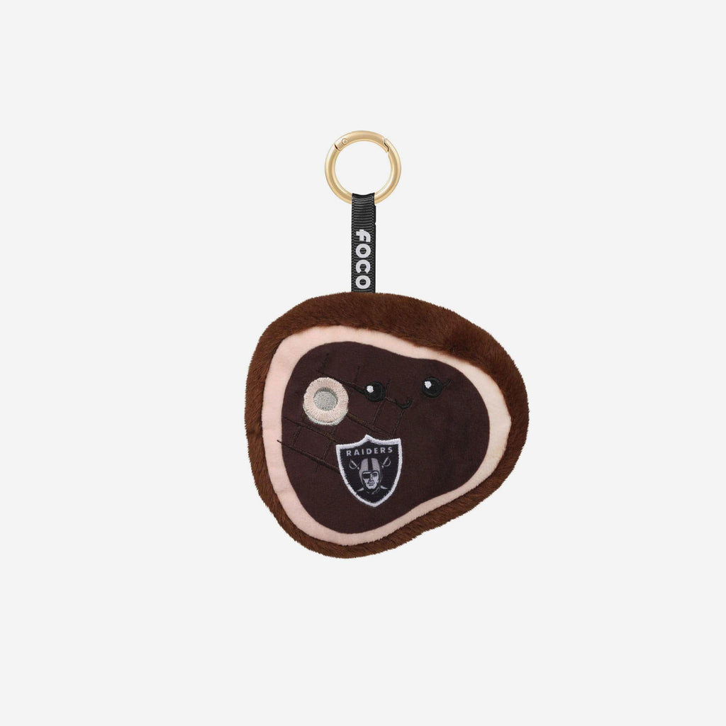 Las Vegas Raiders Plush Food Bag Charm Keychain FOCO - FOCO.com