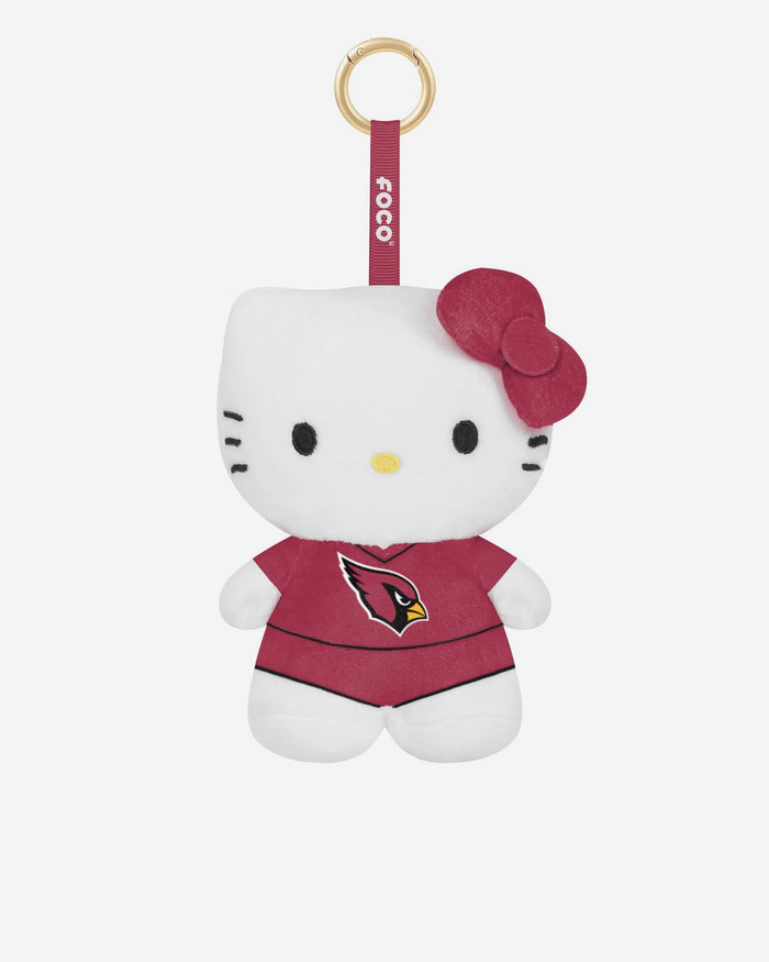 Arizona Cardinals Plush Hello Kitty® Bag Charm Keychain FOCO - FOCO.com