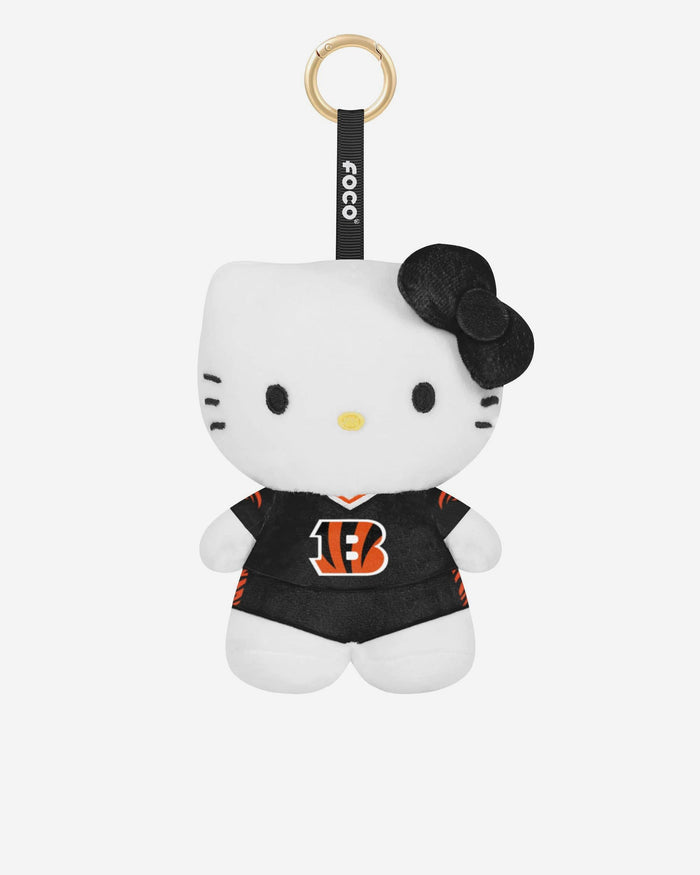 Cincinnati Bengals Plush Hello Kitty® Bag Charm Keychain FOCO - FOCO.com