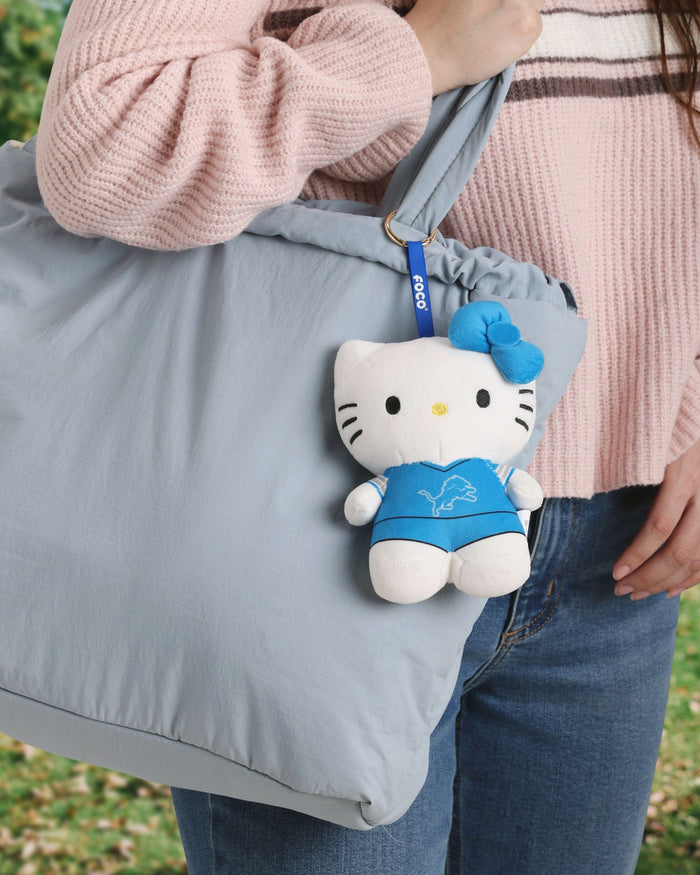 Detroit Lions Plush Hello Kitty® Bag Charm Keychain FOCO - FOCO.com