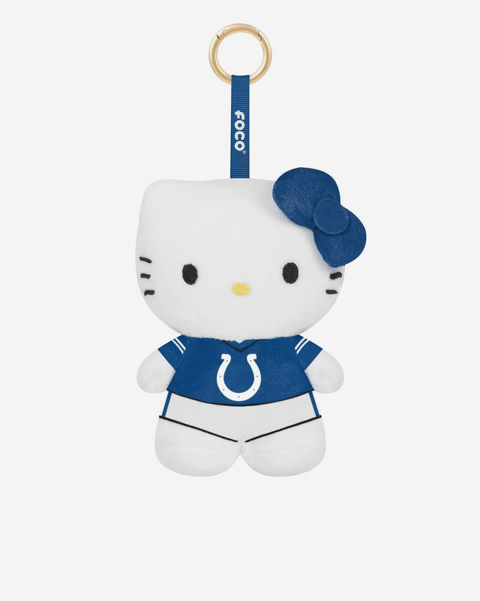 Indianapolis Colts Plush Hello Kitty® Bag Charm Keychain FOCO - FOCO.com