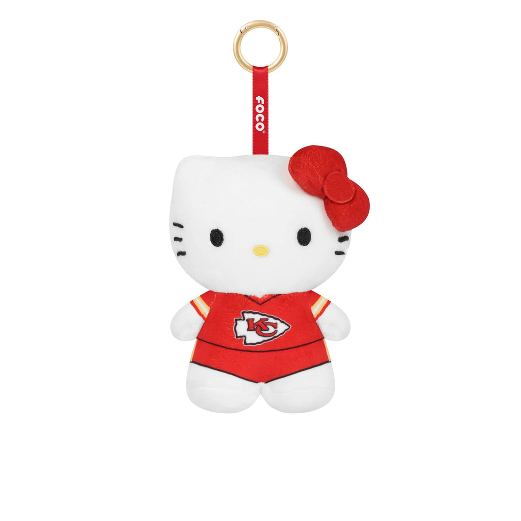 Kansas City Chiefs Plush Hello Kitty® Bag Charm Keychain