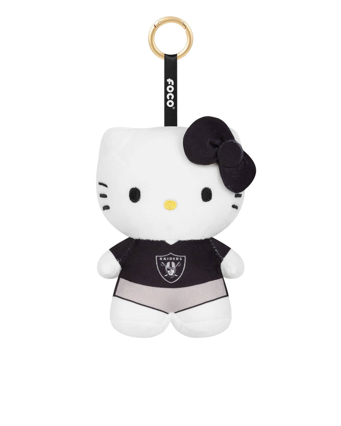 Las Vegas Raiders Plush Hello Kitty® Bag Charm Keychain