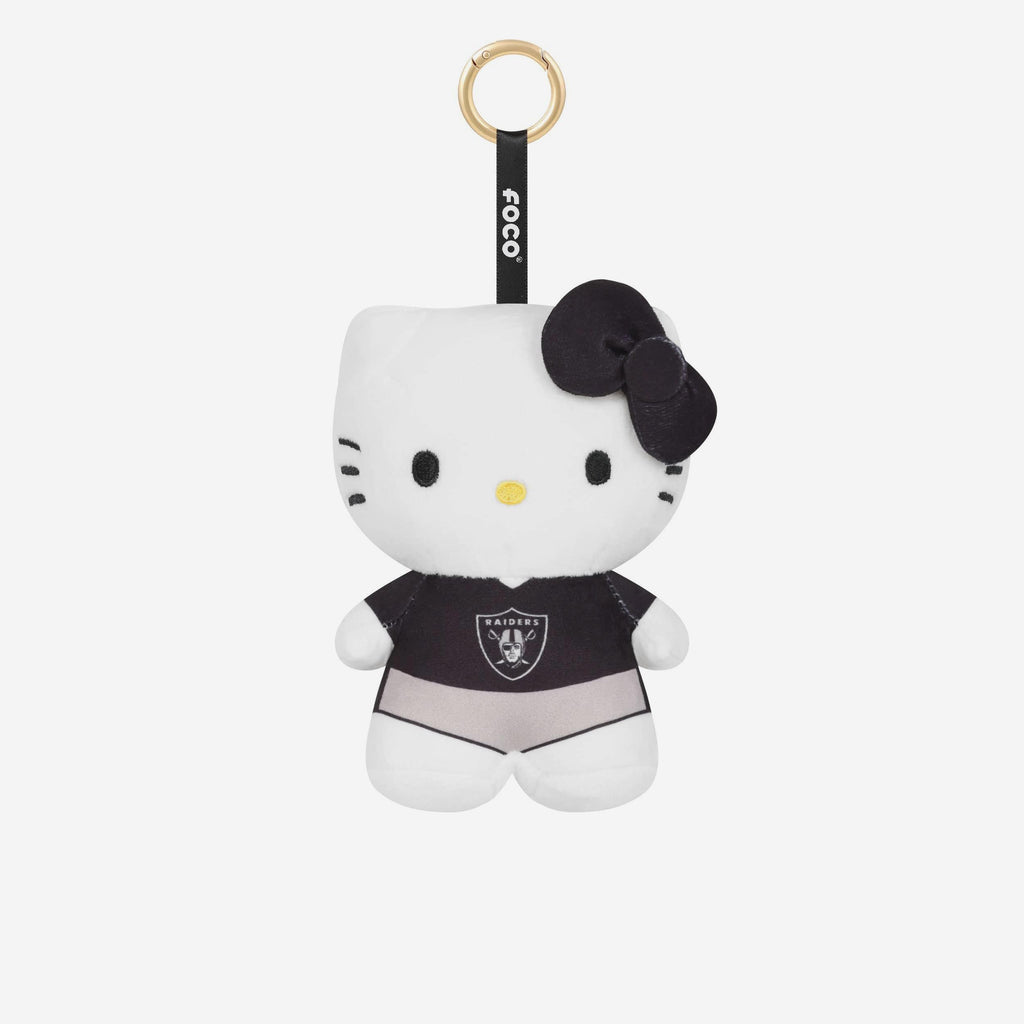 Las Vegas Raiders Plush Hello Kitty® Bag Charm Keychain FOCO - FOCO.com