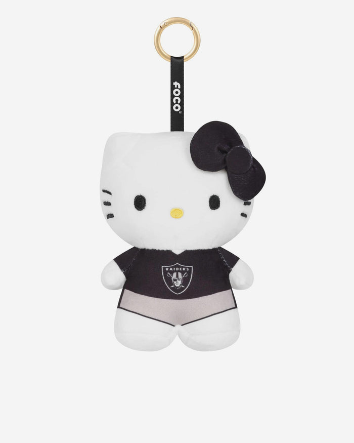 Las Vegas Raiders Plush Hello Kitty® Bag Charm Keychain FOCO - FOCO.com