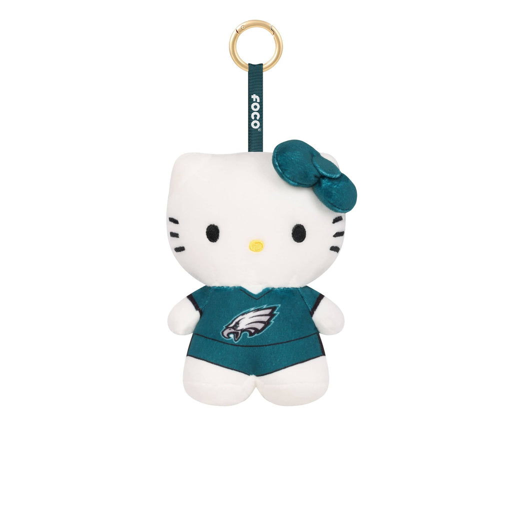 Philadelphia Eagles Plush Hello Kitty® Bag Charm Keychain