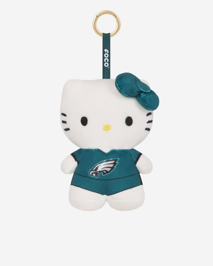 Philadelphia Eagles Plush Hello Kitty® Bag Charm Keychain FOCO - FOCO.com