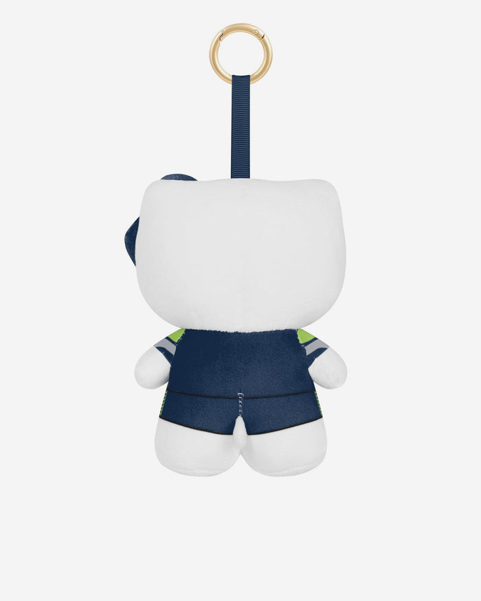 Seattle Seahawks Plush Hello Kitty® Bag Charm Keychain FOCO - FOCO.com