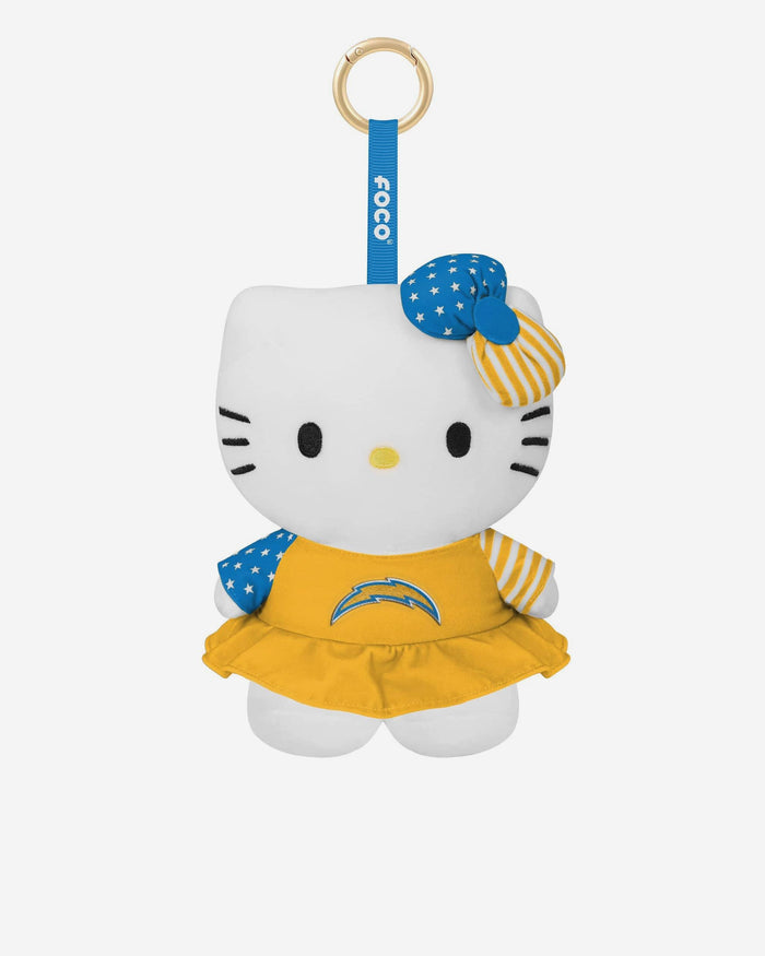 Los Angeles Chargers Americana Plush Hello Kitty® Bag Charm Keychain FOCO - FOCO.com