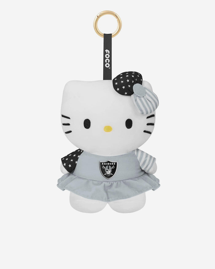 Las Vegas Raiders Americana Plush Hello Kitty® Bag Charm Keychain FOCO - FOCO.com