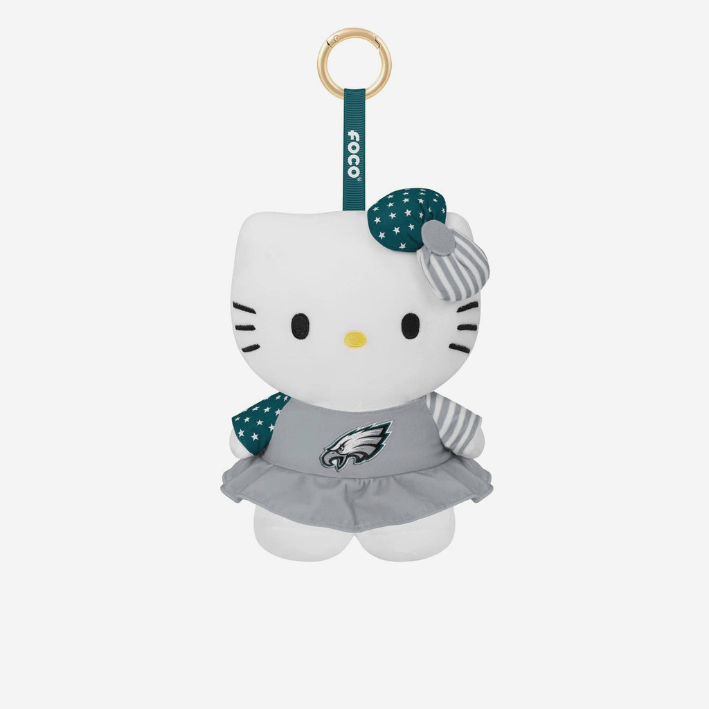 Philadelphia Eagles Americana Plush Hello Kitty® Bag Charm Keychain FOCO - FOCO.com