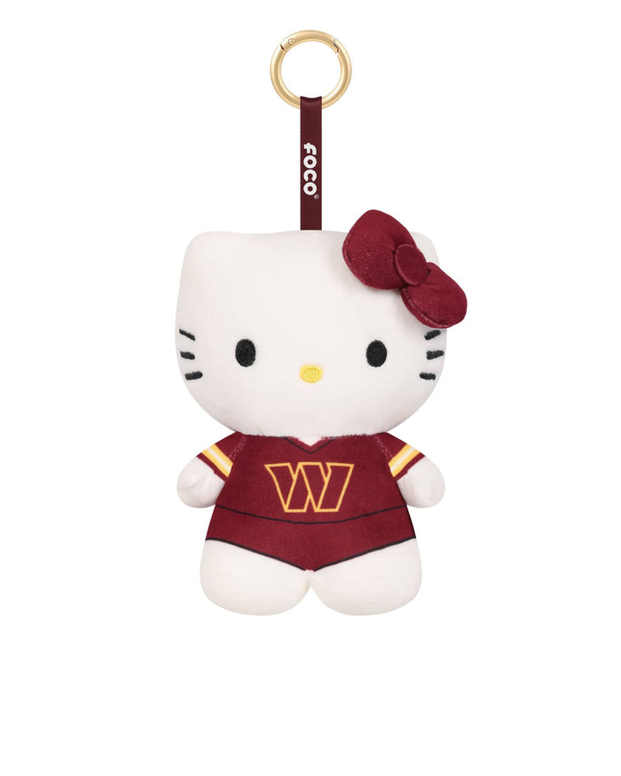 Washington Commanders Plush Hello Kitty® Bag Charm Keychain