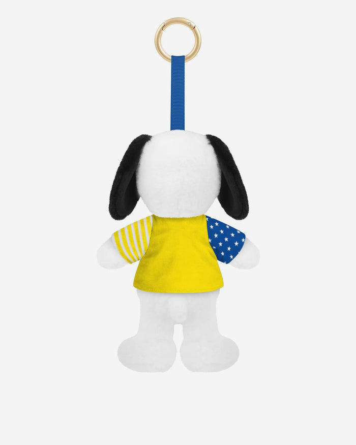 Los Angeles Rams Americana Plush Snoopy Peanuts Bag Charm Keychain FOCO - FOCO.com