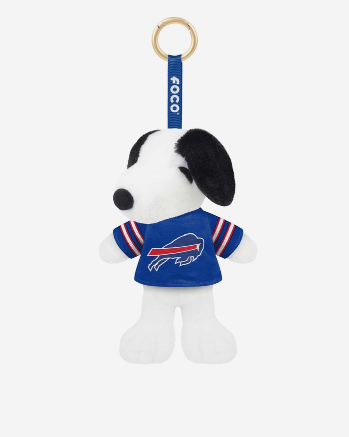 Buffalo Bills Plush Snoopy Peanuts Bag Charm Keychain