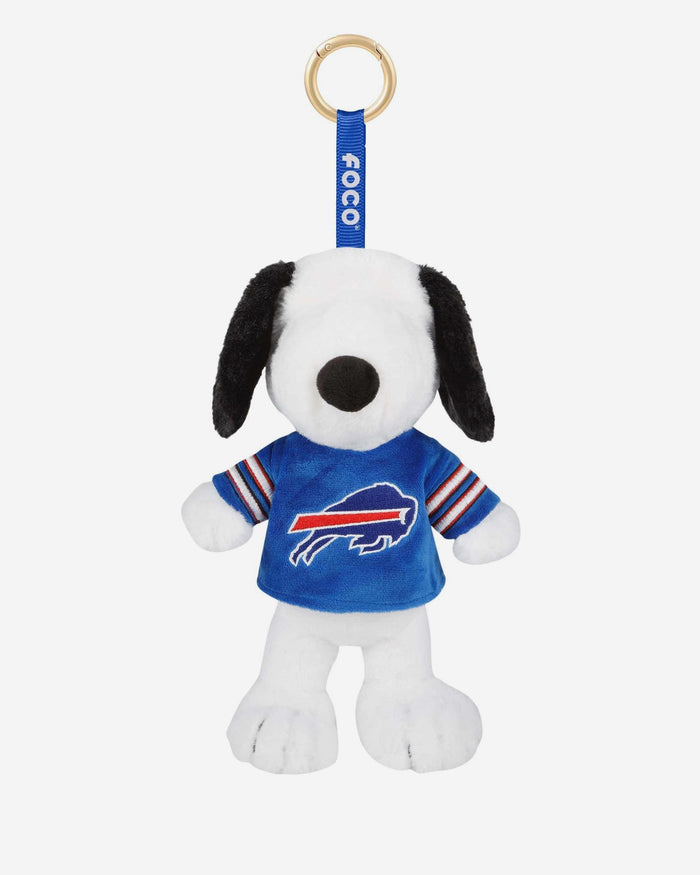 Buffalo Bills Plush Snoopy Peanuts Bag Charm Keychain FOCO - FOCO.com