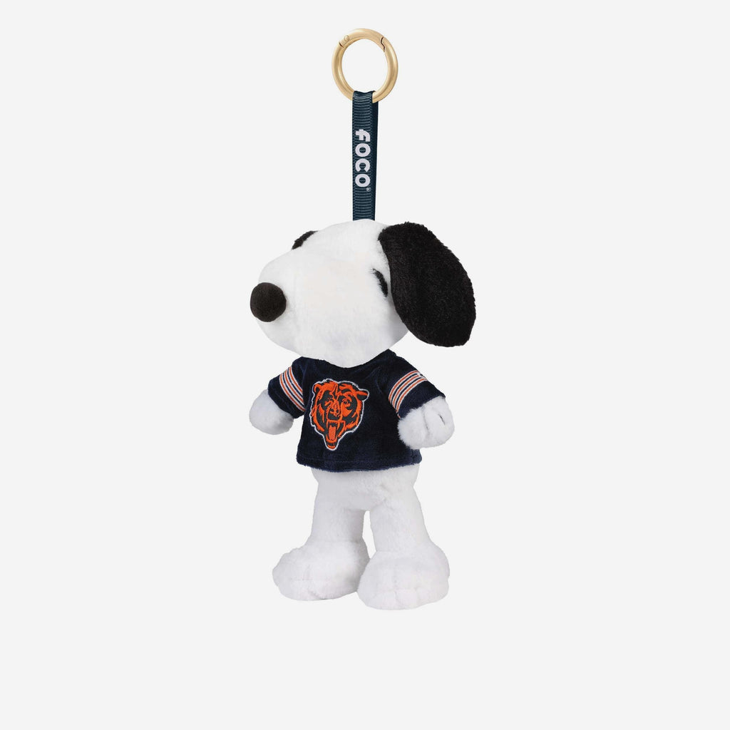 Chicago Bears Plush Snoopy Peanuts Bag Charm Keychain FOCO - FOCO.com