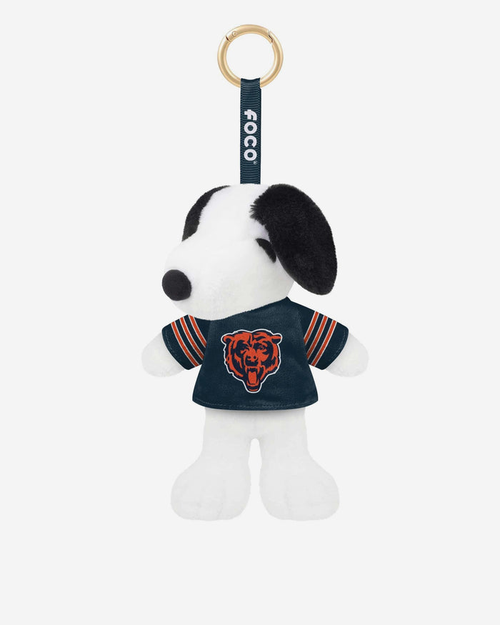Chicago Bears Plush Snoopy Peanuts Bag Charm Keychain FOCO - FOCO.com