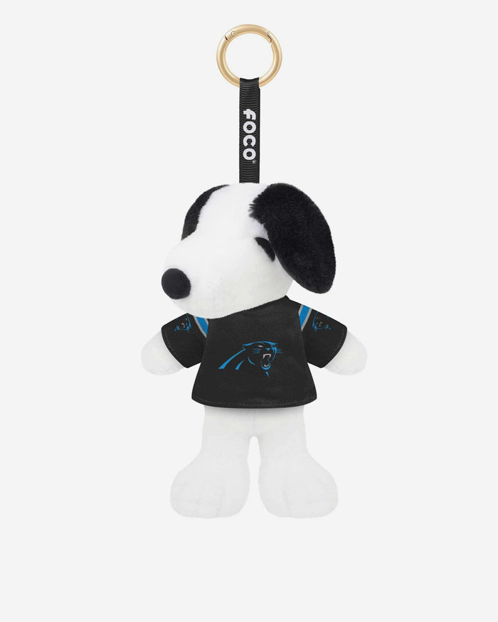Carolina Panthers Plush Snoopy Peanuts Bag Charm Keychain FOCO - FOCO.com