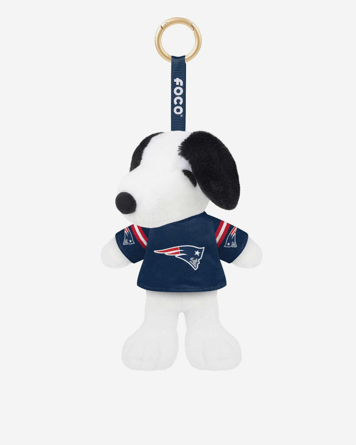 New England Patriots Plush Snoopy Peanuts Bag Charm Keychain FOCO - FOCO.com