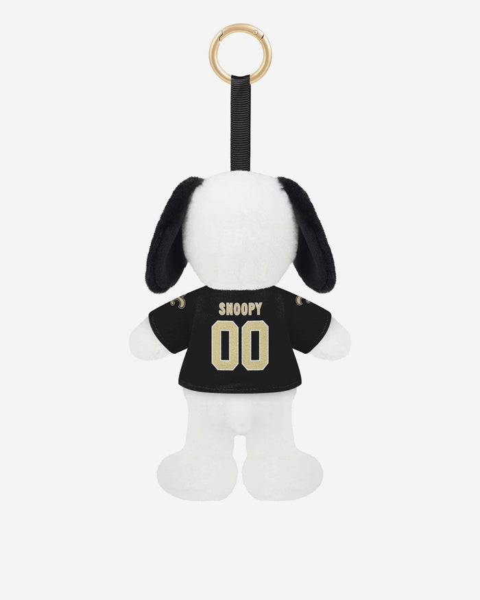 New Orleans Saints Plush Snoopy Peanuts Bag Charm Keychain FOCO - FOCO.com