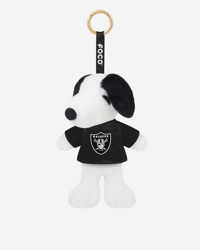 Las Vegas Raiders Plush Snoopy Peanuts Bag Charm Keychain FOCO - FOCO.com