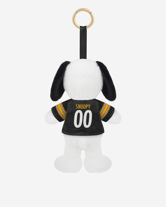 Pittsburgh Steelers Plush Snoopy Peanuts Bag Charm Keychain FOCO - FOCO.com