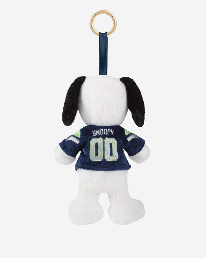 Seattle Seahawks Plush Snoopy Peanuts Bag Charm Keychain FOCO - FOCO.com