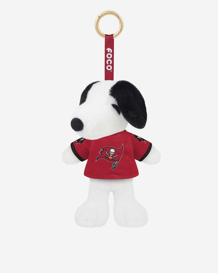 Tampa Bay Buccaneers Plush Snoopy Peanuts Bag Charm Keychain FOCO - FOCO.com