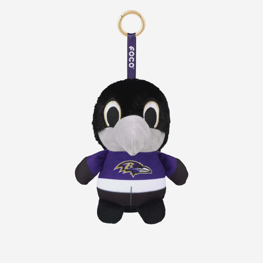 Baltimore Ravens Plush Teamie Beanie Mascot Bag Charm Keychain FOCO - FOCO.com