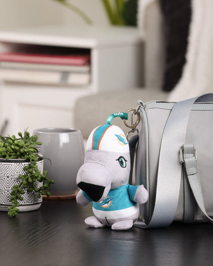 Miami Dolphins Plush Teamie Beanie Mascot Bag Charm Keychain FOCO - FOCO.com