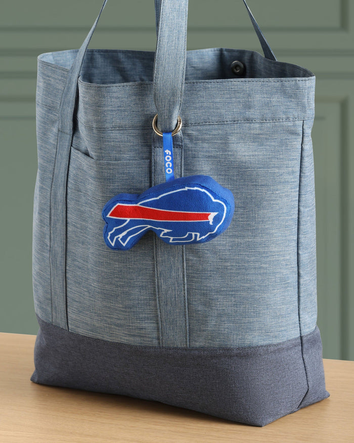 Buffalo Bills Plush Team Logo Bag Charm Keychain FOCO - FOCO.com