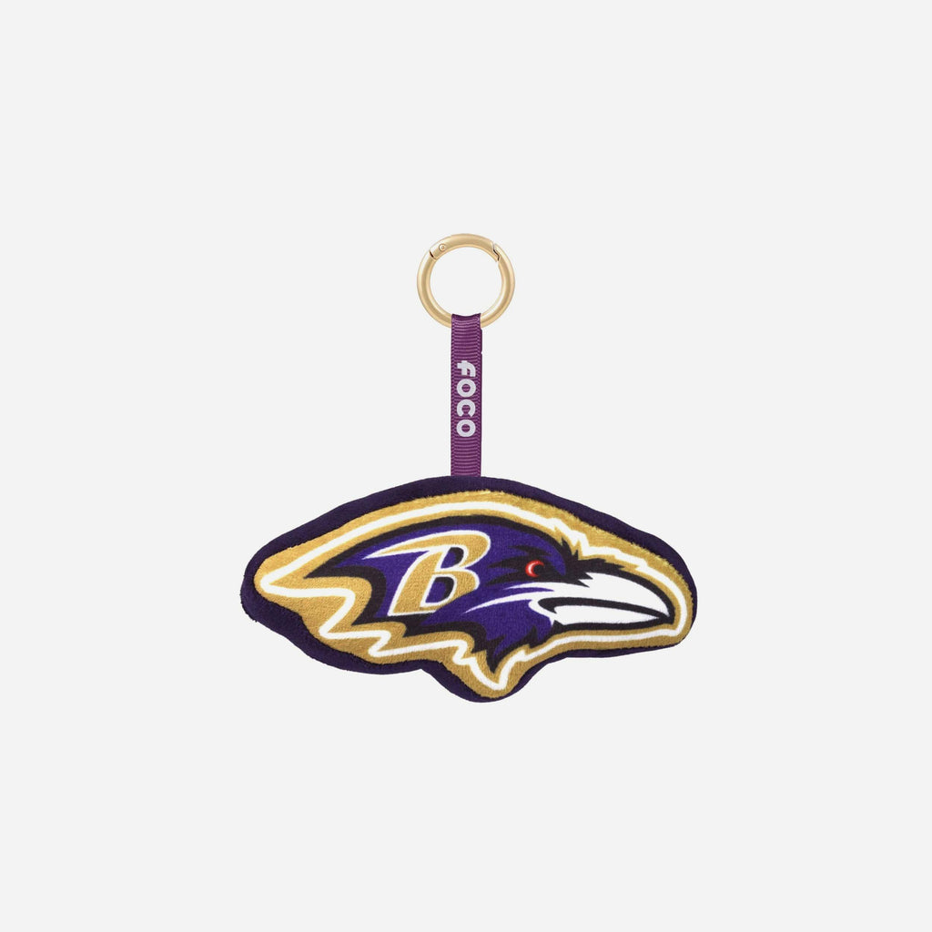 Baltimore Ravens Plush Team Logo Bag Charm Keychain FOCO - FOCO.com