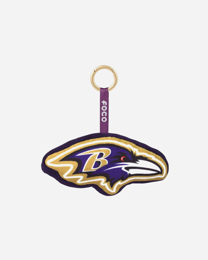 Baltimore Ravens Plush Team Logo Bag Charm Keychain FOCO - FOCO.com