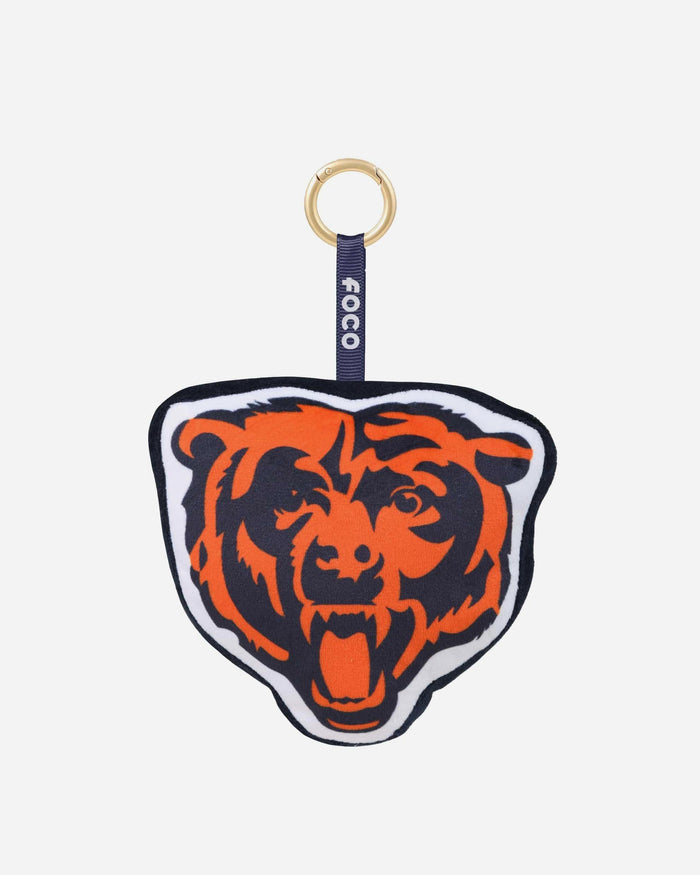 Chicago Bears Plush Team Logo Bag Charm Keychain FOCO - FOCO.com