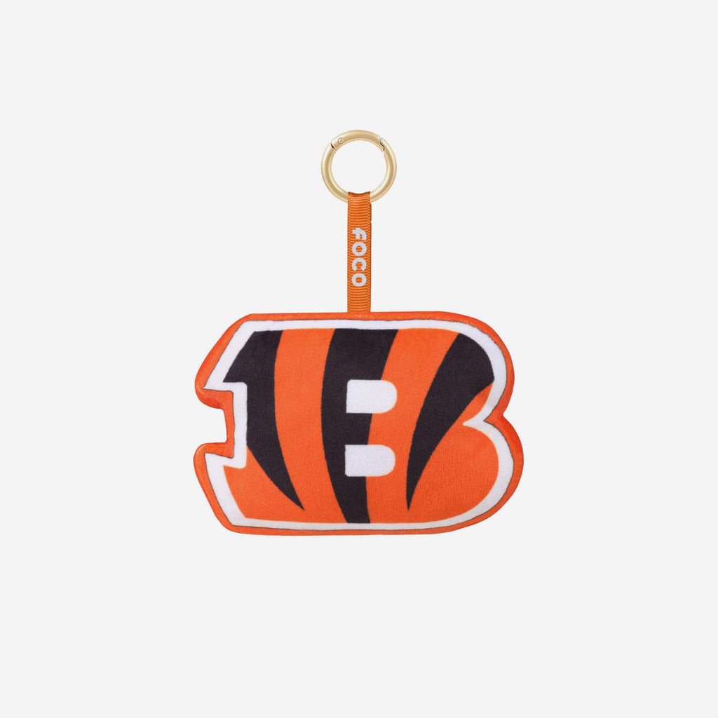 Cincinnati Bengals Plush Team Logo Bag Charm Keychain FOCO - FOCO.com