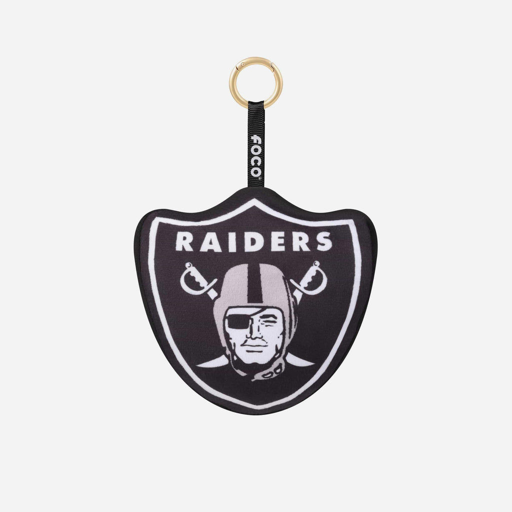 Las Vegas Raiders Plush Team Logo Bag Charm Keychain FOCO - FOCO.com