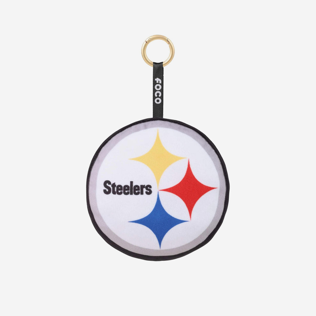 Pittsburgh Steelers Plush Team Logo Bag Charm Keychain FOCO - FOCO.com