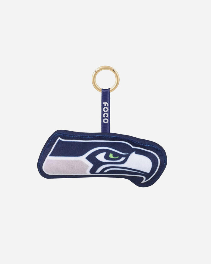 Seattle Seahawks Plush Team Logo Bag Charm Keychain FOCO - FOCO.com