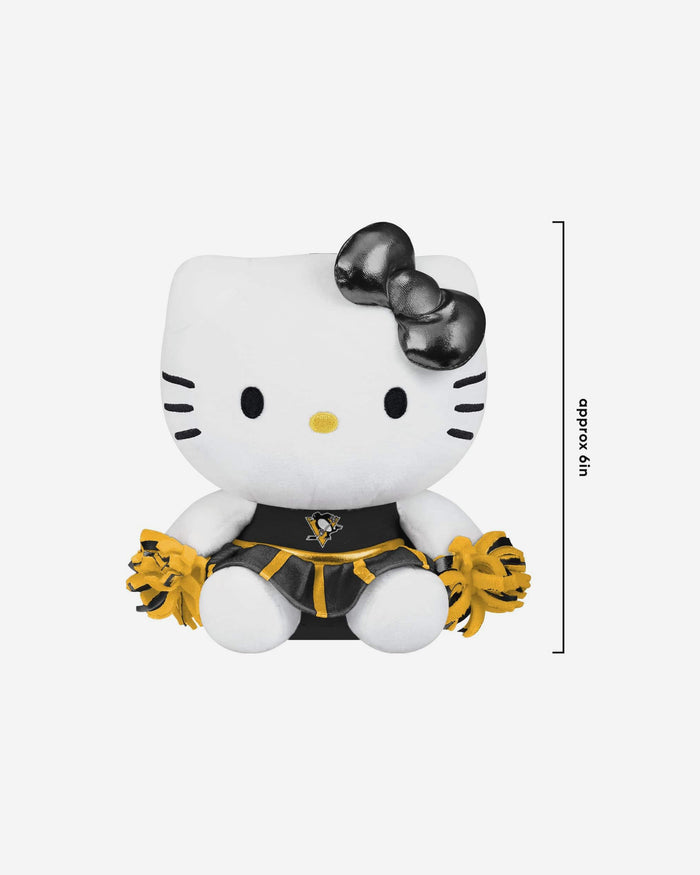 Pittsburgh Penguins Plush Hello Kitty® Cheer Outfit Bag Charm Keychain FOCO - FOCO.com