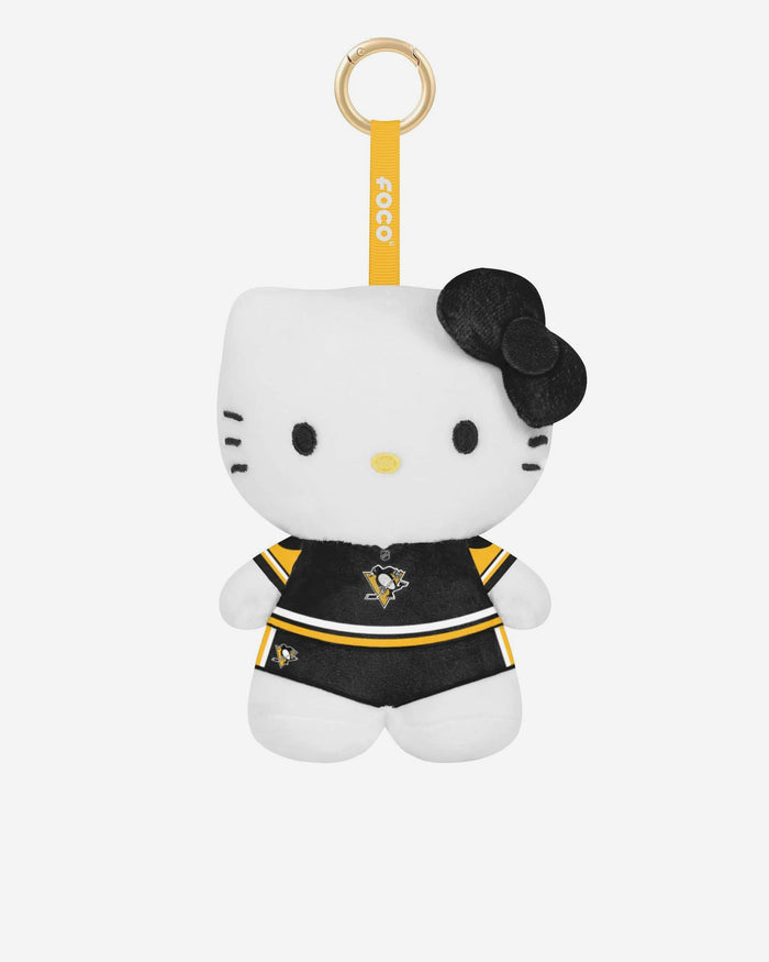 Pittsburgh Penguins Plush Hello Kitty® Bag Charm Keychain FOCO - FOCO.com