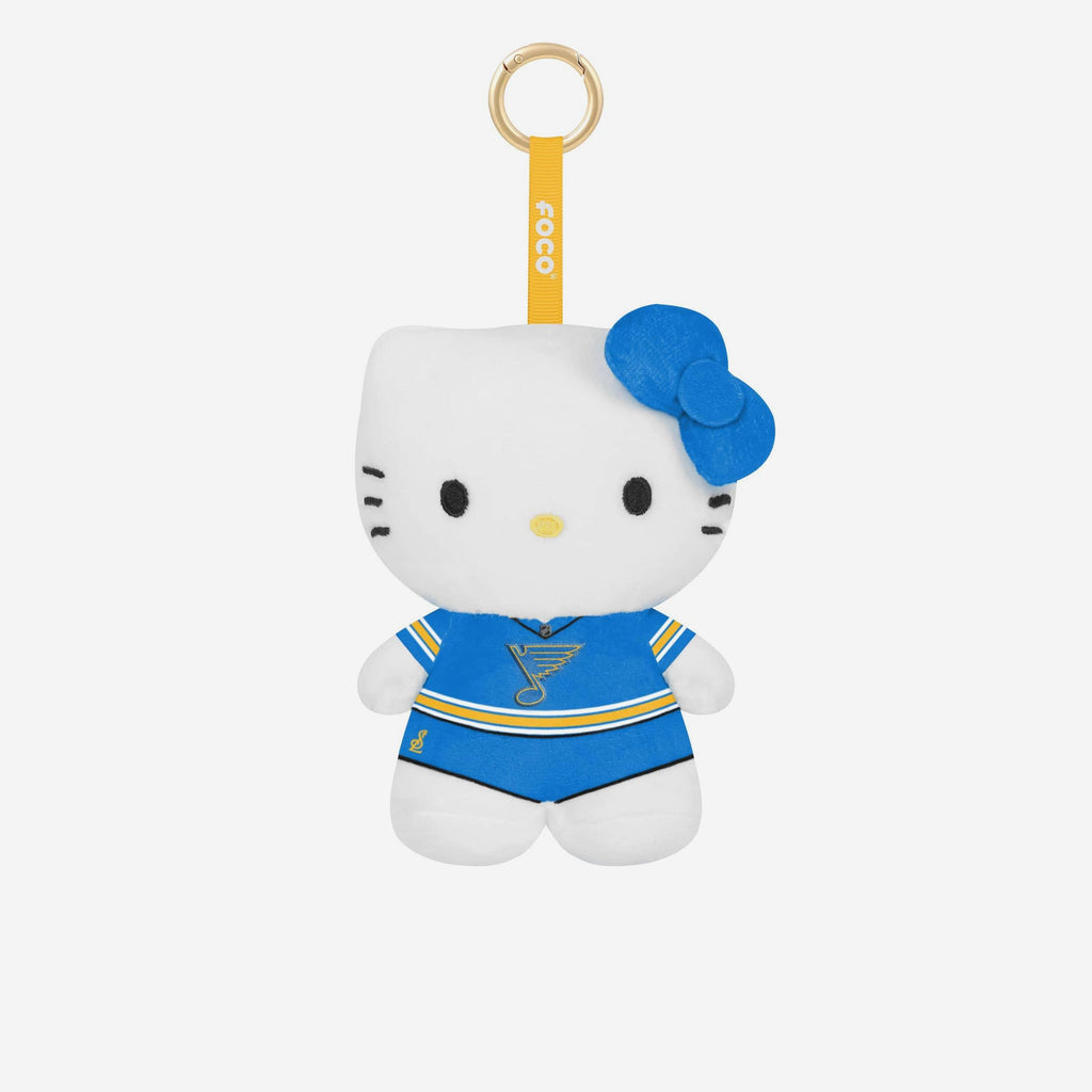 St Louis Blues Plush Hello Kitty® Bag Charm Keychain FOCO - FOCO.com