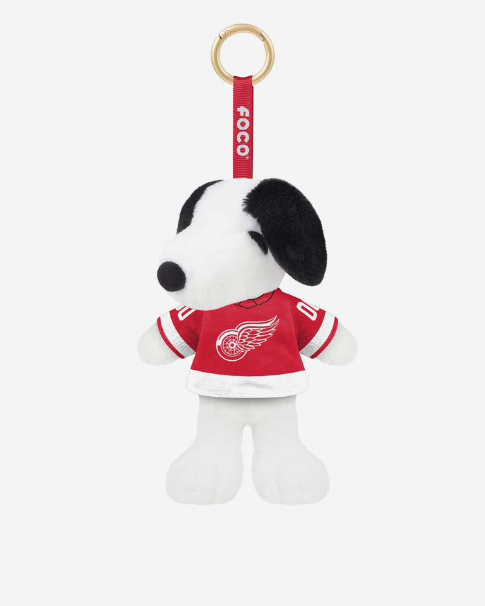 Detroit Red Wings Plush Snoopy Peanuts Bag Charm Keychain FOCO - FOCO.com
